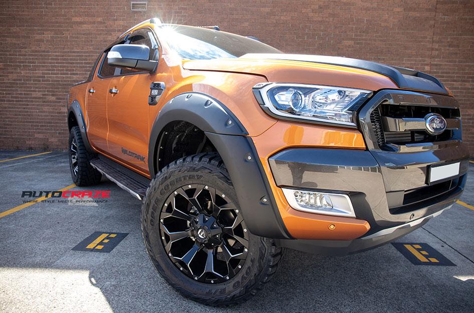 FORD RANGER ASSAULT GLOSS BLACK MILLED ACCENTS